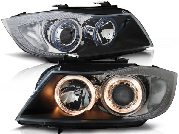 Frontlykter Bmw E90 / E91 03.05-08.08 Angel Eyes - Bilde 2