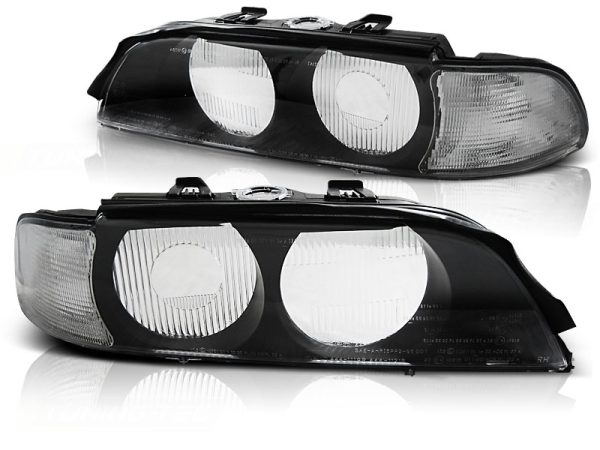 Frontlykter Bmw E39 95-00 Black White D2S