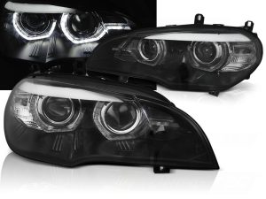 Frontlykter Bmw X5 E70 07-10 AE Drl Led Black AFS HID