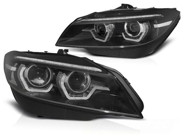 Frontlykter Bmw Z4 E89 09-13 Xenon Frontlykter Led Drl Black Seq - Bilde 2