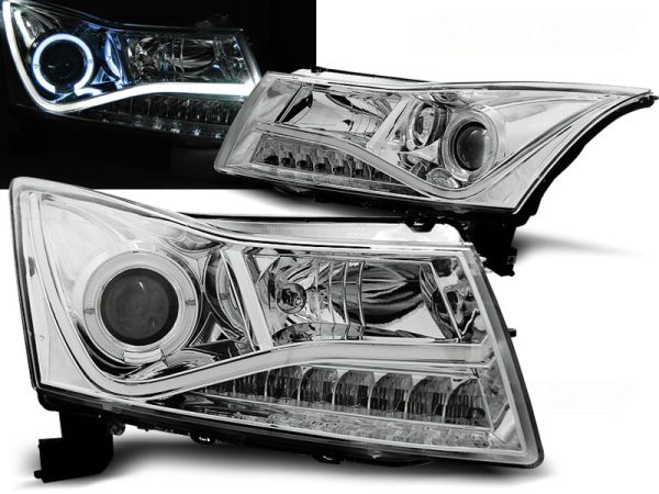 Frontlykter Chevrolet Cruze 09-12 Daylight Chrome