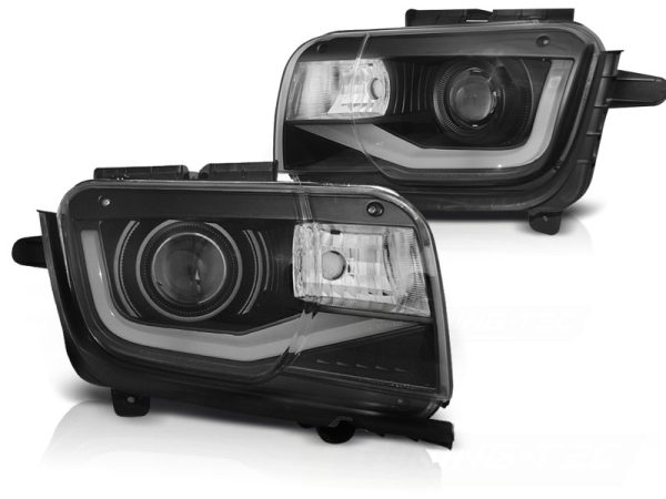 Frontlykter Chevrolet Camaro 09-13 Tube Light Black - Bilde 2