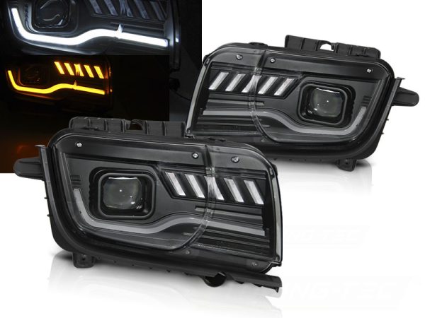 Frontlykter Chevrolet Camaro 09-13 Tube Light Seq Sort