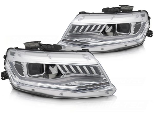 Frontlykter Chevrolet Camaro 16-18 HID Seq Chrome - Bilde 2