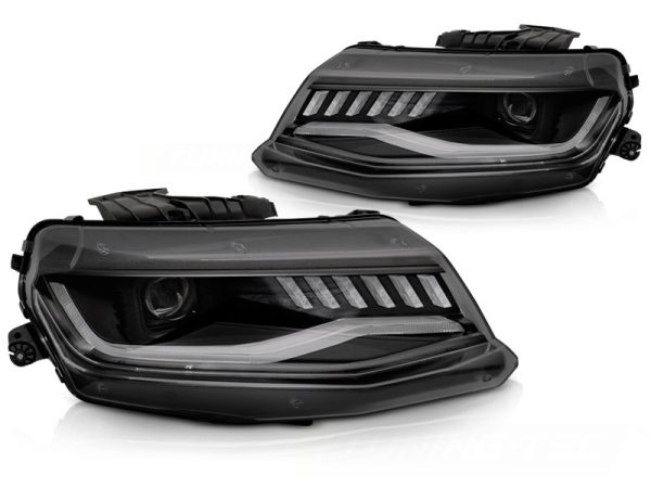 Frontlykter Chevrolet Camaro 16-18 HID Seq Sort - Bilde 2