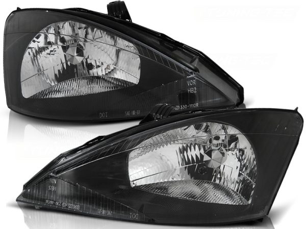 Frontlykter Ford Focus 10.98-10.01 Sort