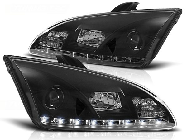 Frontlykter Ford Focus II 09.04-01.08 Daylight Black