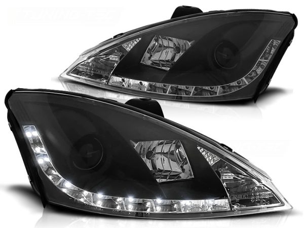 Frontlykter Ford Focus 10.98-10.01 Daylight Black