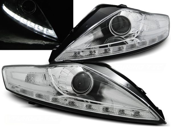 Frontlykter Ford Mondeo 07.07-11.10 Daylight Chrome
