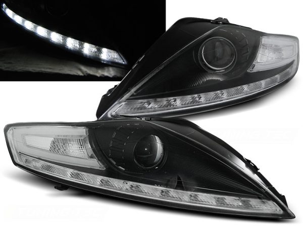 Frontlykter Ford Mondeo 07.07-11.10 Daylight Black