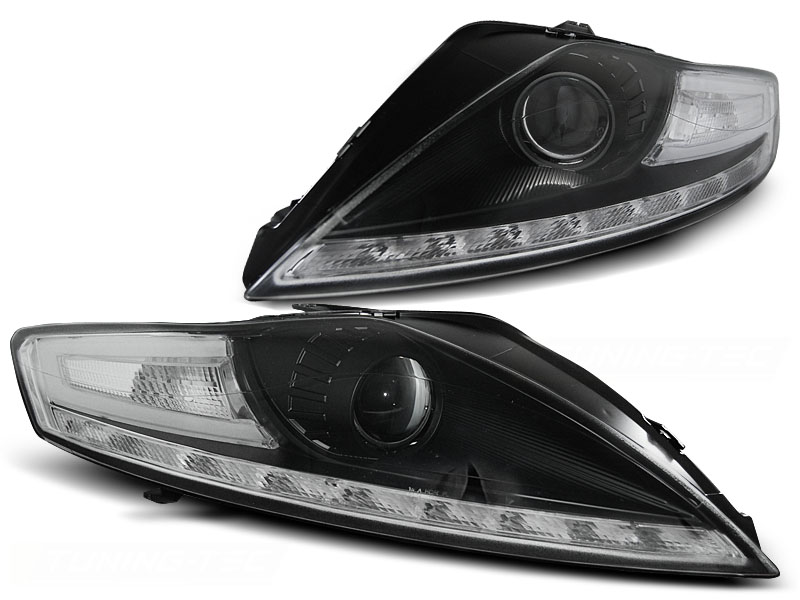 Frontlykter Ford Mondeo 07.07-11.10 Led Black - Bilde 2