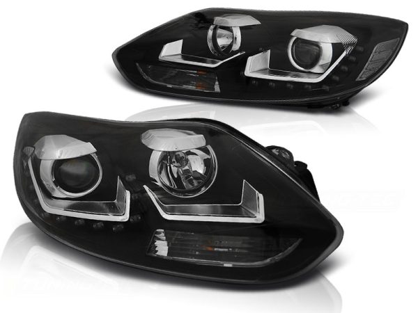 Frontlykter Ford Focus MK3 11- 10.14 Daylight Black - Bilde 2