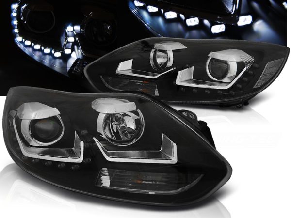 Frontlykter Ford Focus MK3 11- 10.14 Daylight Black