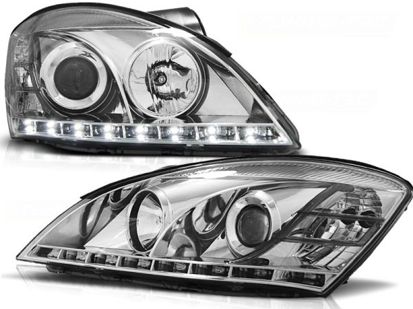 Frontlykter Kia Ceed 09.06-08.09 Daylight Chrome
