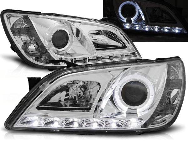 Frontlykter Lexus IS 01-05 Daylight Chrome
