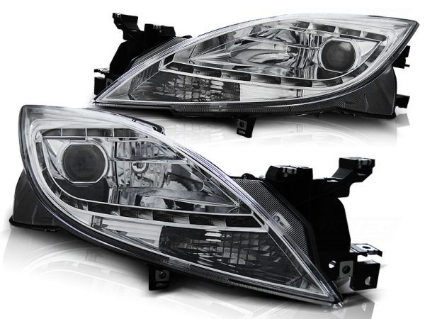 Frontlykter Mazda 6 II 10-12 Daylight Chrome - Bilde 2
