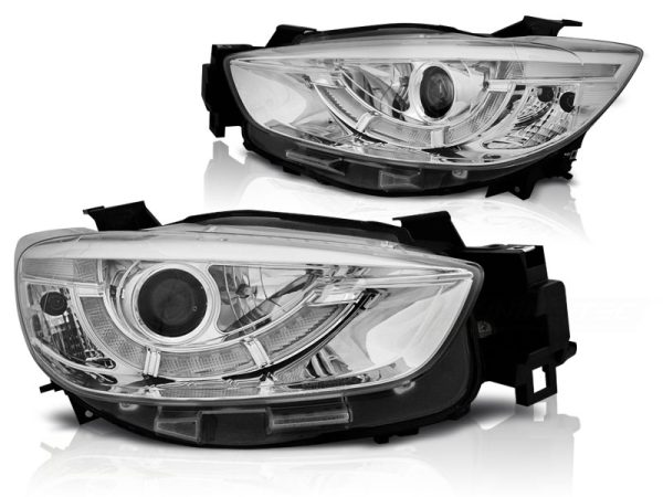 Frontlykter Mazda CX5 11-15 Chrome True Drl Xenon - Bilde 2