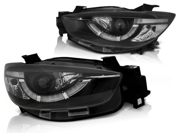 Frontlykter Mazda CX5 11-15 Black True Drl Xenon - Bilde 2
