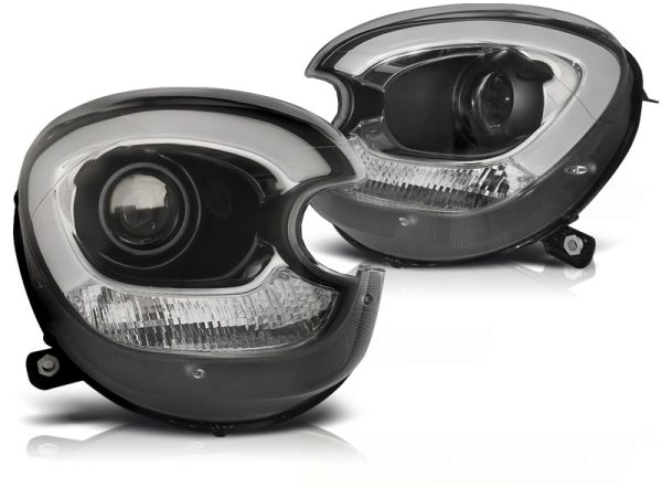Frontlykter Mini (cooper) R60 R61 Countryman 10-14 Xenon Tube Light Black - Bilde 2