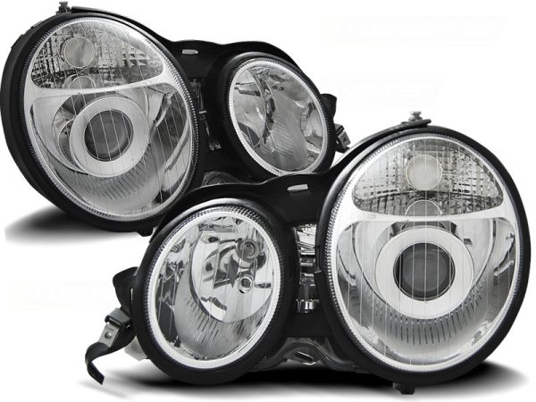 Frontlykter Mercedes W210 E-Klasse 95-05.99 Chrome