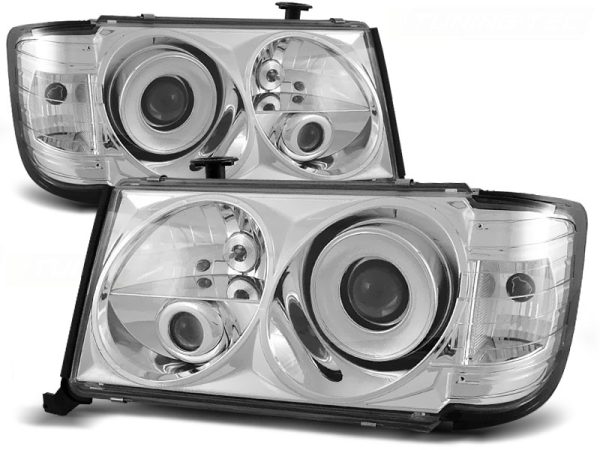 Frontlykter Mercedes W124 01.85-04.93 Chrome