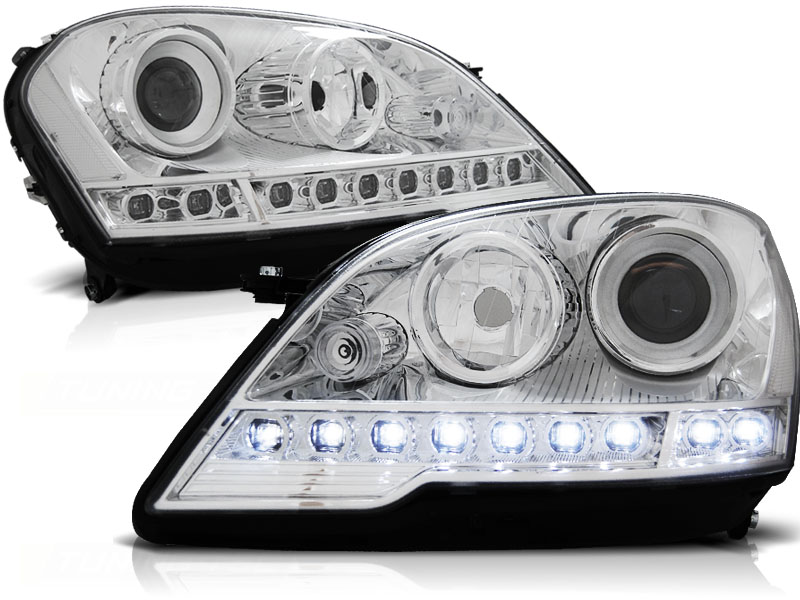 Frontlykter Mercedes W164 ML M-Klasse 08- Daylight Chrome - Bilde 2