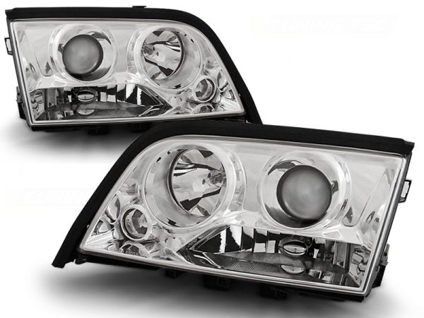 Frontlykter Mercedes W202 C-Klasse 06.93-06.00 Chrome