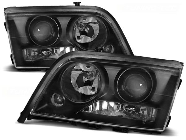 Frontlykter Mercedes W202 C-Klasse 06.93-06.00 Black