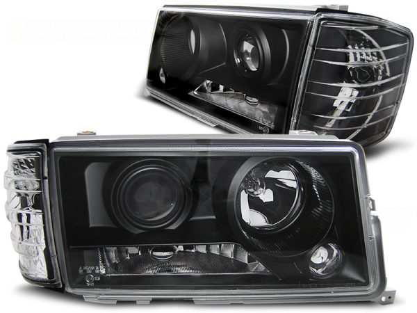 Frontlykter Mercedes W201 / 190 12.82-05.93 Black