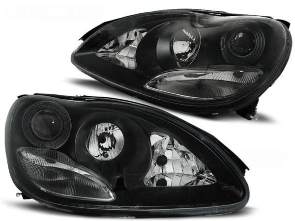 Frontlykter Mercedes W220 S-Klasse 09.98-05.05 Black