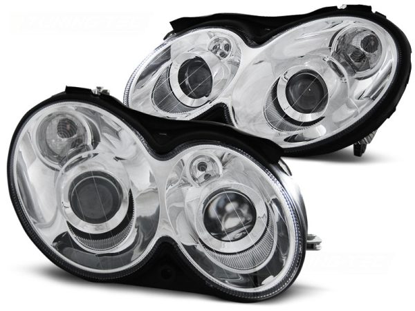 Frontlykter Mercedes CLK W209 03-10 Chrome