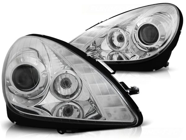 Frontlykter Mercedes R171 SLK 04-11 Chrome - Bilde 2