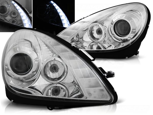 Frontlykter Mercedes R171 SLK 04-11 Chrome