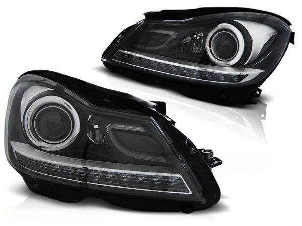 Frontlykter Mercedes W204 11- Black - Bilde 2