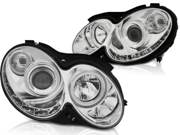 Frontlykter Mercedes CLK W209 03-10 Daylight Chrome - Bilde 2