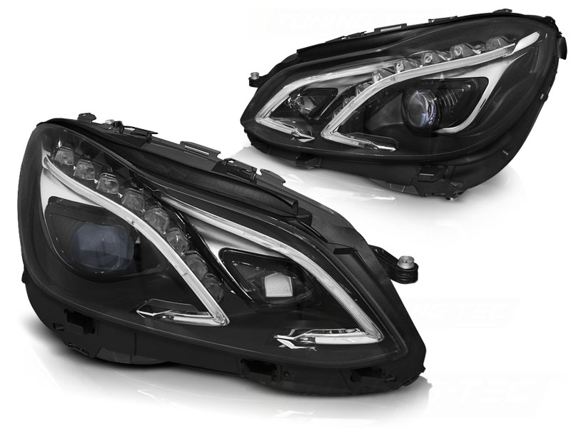 Frontlykter Mercedes W212 13-16 True Drl Black - Bilde 2