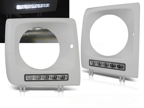 Frontlykter Mercedes W461.W463 01-12 Led Drl Umalt