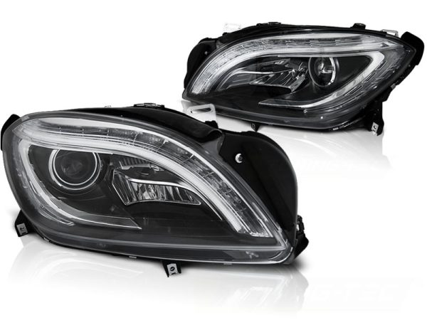 Frontlykter Mercedes M-Klasse W166 11-15 Black Led - Bilde 2
