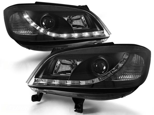 Frontlykter Opel Zafira 04.99-06.05 Daylight Black