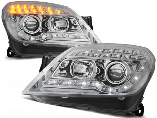 Frontlykter Opel Astra 03.04-10 Daylight Chrome - Bilde 2