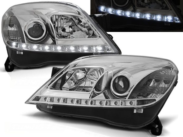 Frontlykter Opel Astra 03.04-09 3.5d Daylight Chrome