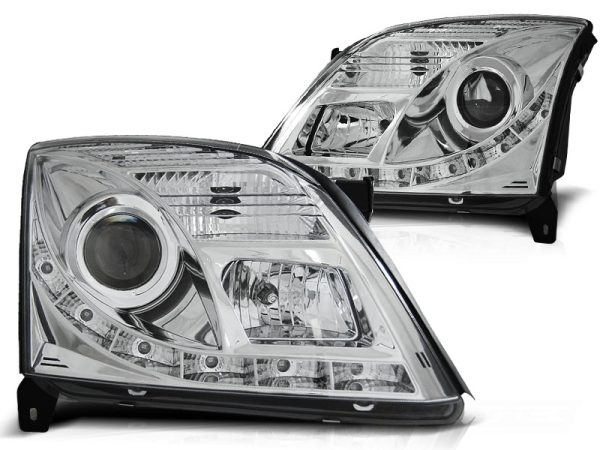 Frontlykter Opel Vectra C 04.02-08.05 Daylight Chrome - Bilde 2