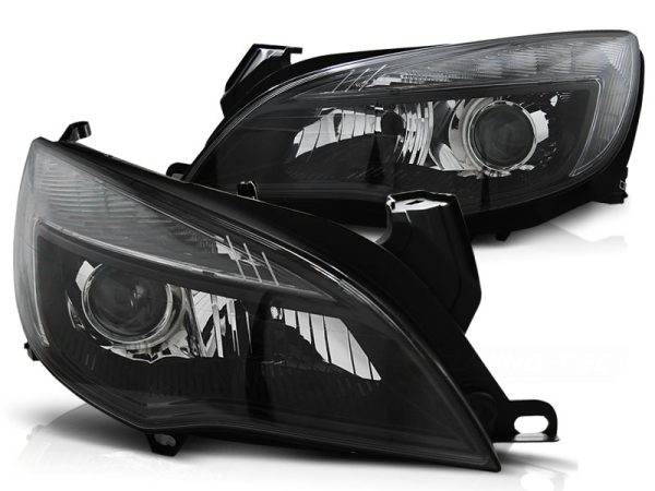 Frontlykter Opel Astra J 10-12 Black TRU Drl - Bilde 2