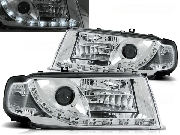 Frontlykter Skoda Octavia I 08.00-10 Daylight Chrome