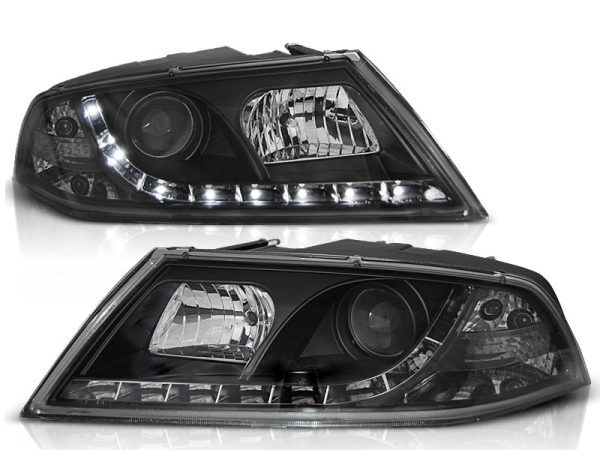 Frontlykter Skoda Octavia 2 03.04- 08 Daylight Black - Bilde 2