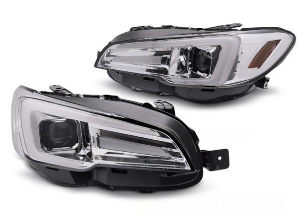 Frontlykter Subaru WRX 14-22 Drl Chrome - Bilde 2