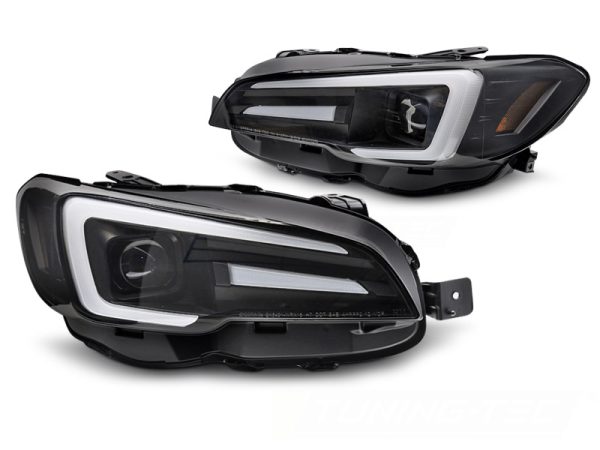 Frontlykter Subaru WRX 14-22 Drl Black - Bilde 2
