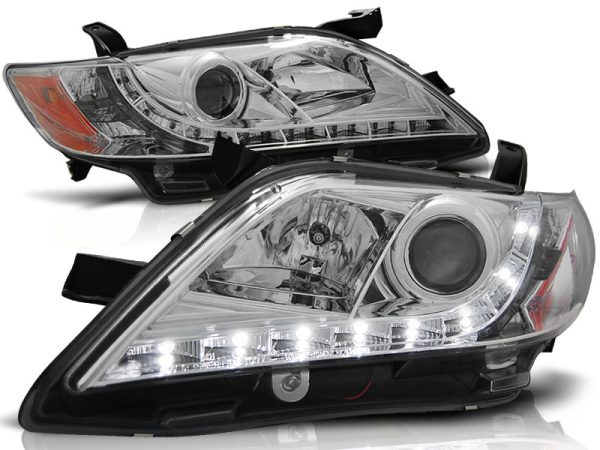 Frontlykter Toyota Camry 6 Xv40 06-09 Daylight Chrome - Bilde 2