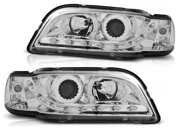 Frontlykter Volvo S40 / v40 02.96-04.00 Daylight Chrome - Bilde 2