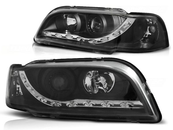 Frontlykter Volvo S40 / v40 02.96-04.00 Daylight Sort - Bilde 2